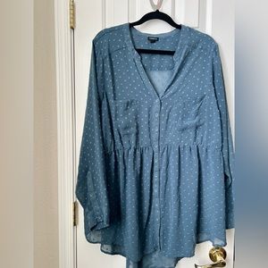 Torrid Ink Blue top